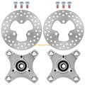 2X Front Wheel Hubs w/ Brake Disc Rotors for Honda TRX250X TRX400X (2009–2014)