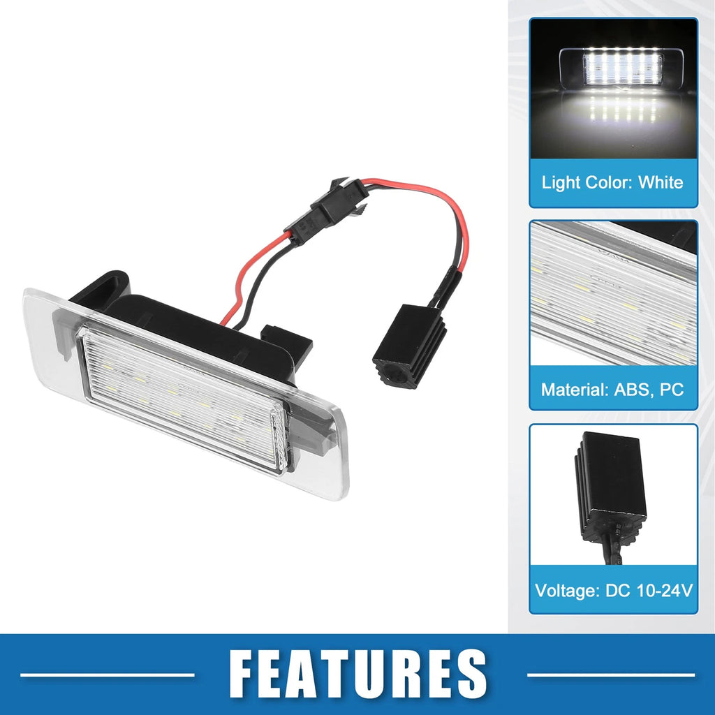 2pcs LED License Plate Light Replacement for Chevy Suburban (2015–2020)