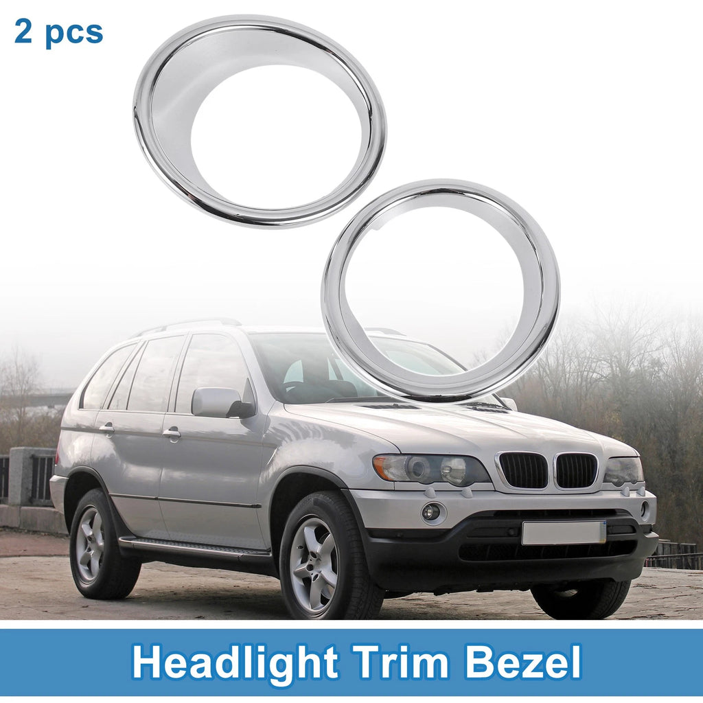 Headlight Trim Bezel Front Left Right Replacement for BMW X5 (2014–2018)