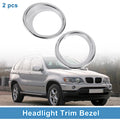 Headlight Trim Bezel Front Left Right Replacement for BMW X5 (2014–2018)