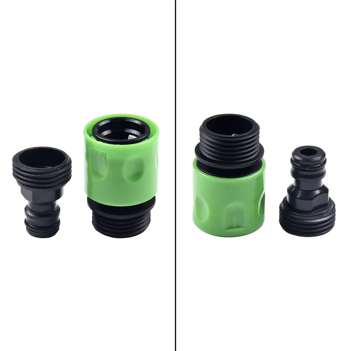 3/4" Quick Connect Garden Hose Male Female Connector