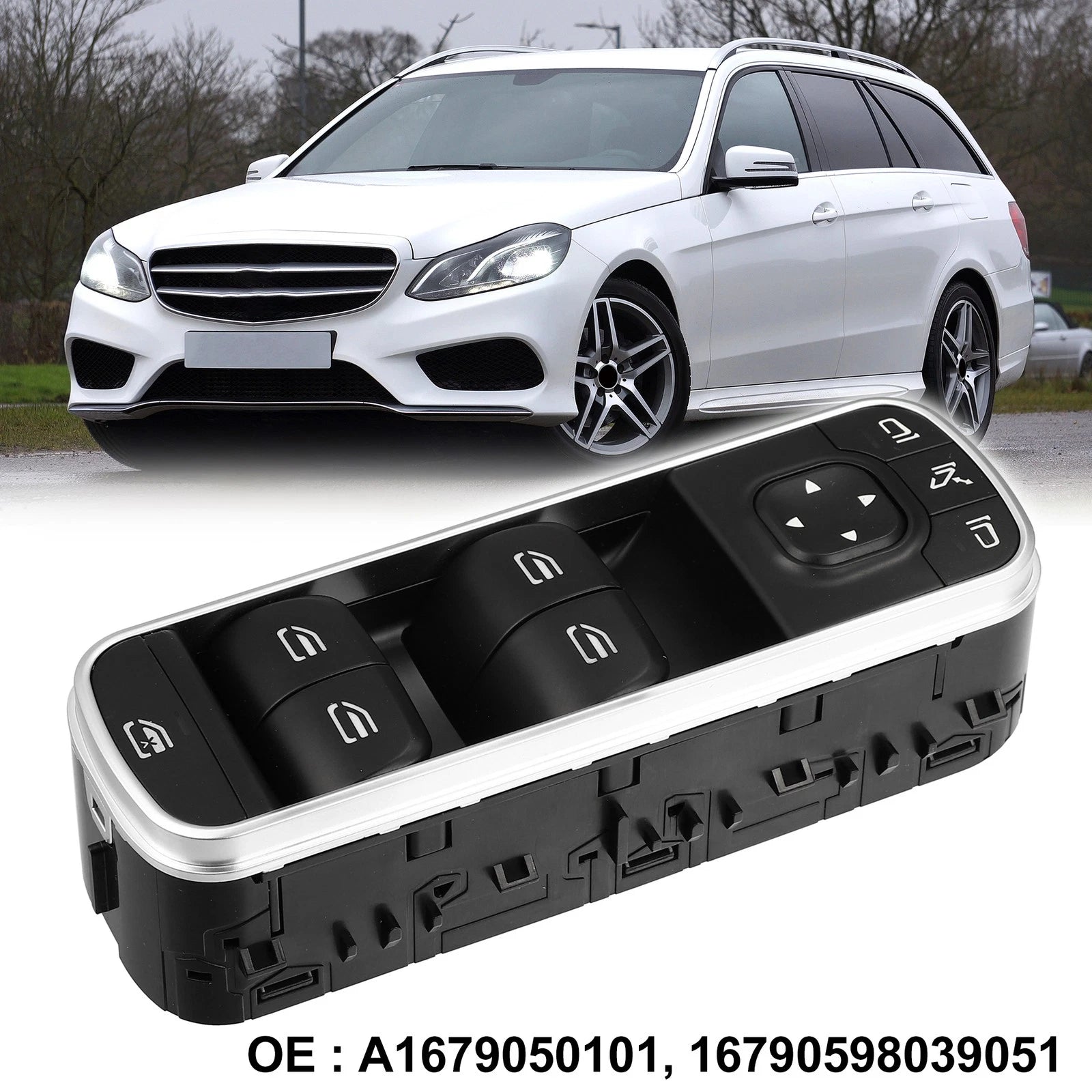 Left Side Power Window Switch Master for Mercedes A220 CLA250 (2019–2021)