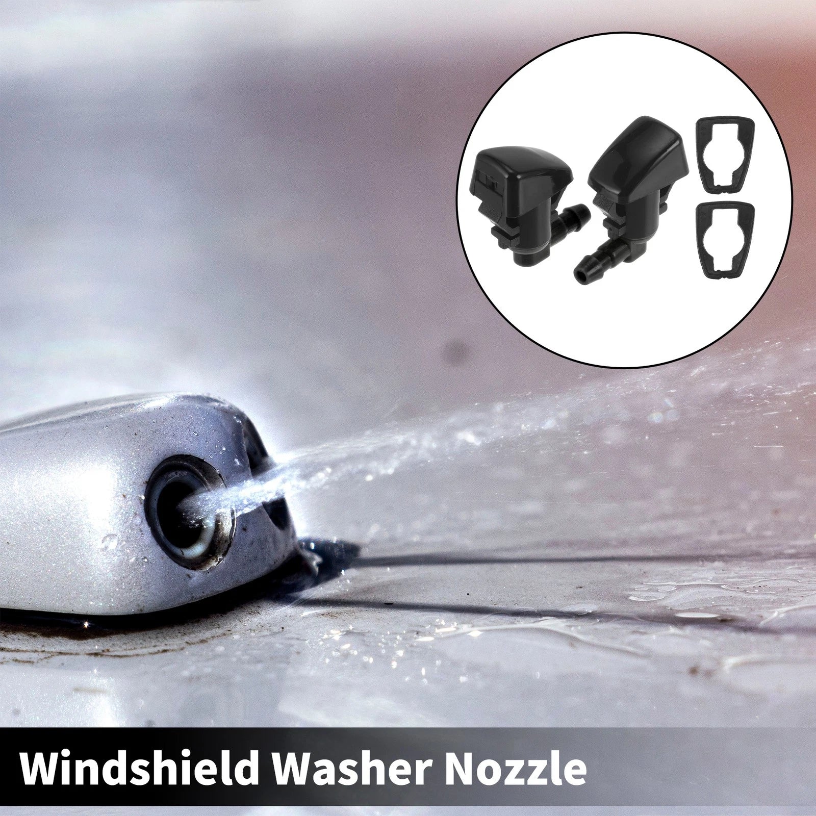 2 Pcs Front Windshield Washer Nozzle for Dodge Durango WD (2011–2023)