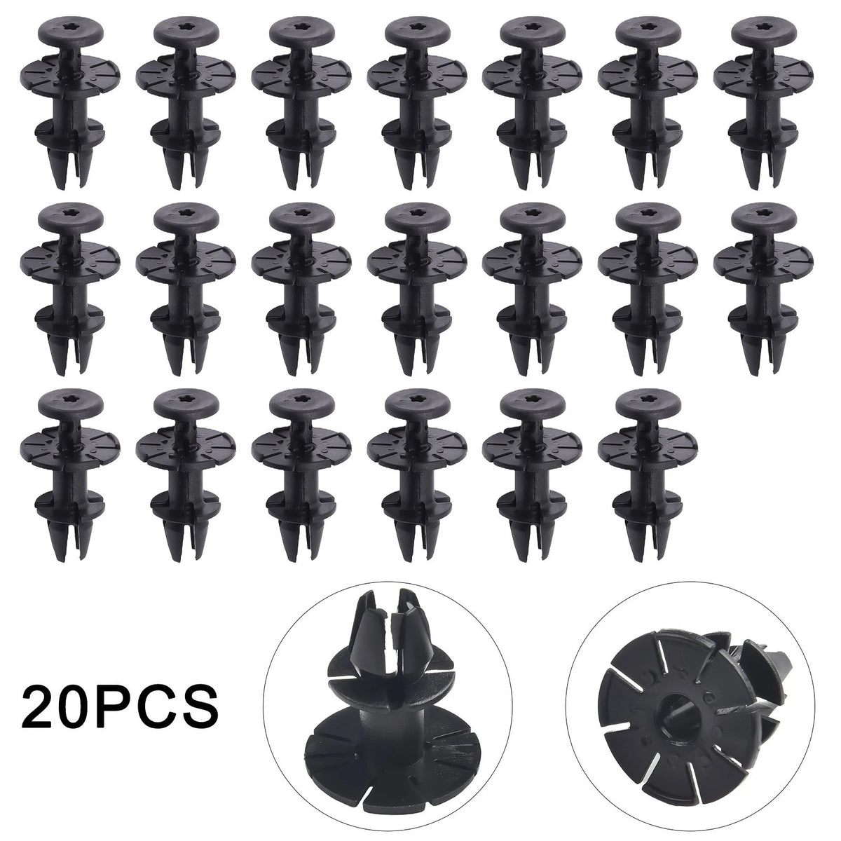 Set of 20 Side Sill Skirt Trim Clips for BMW (OEM Replacement)