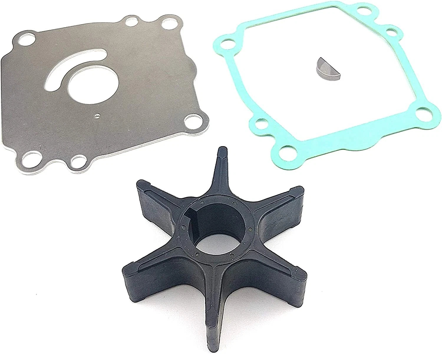 Water Pump Impeller Kit for Suzuki Outboard DT90 DT100 DF60 DF70 (1990–2005) 17400-87E04