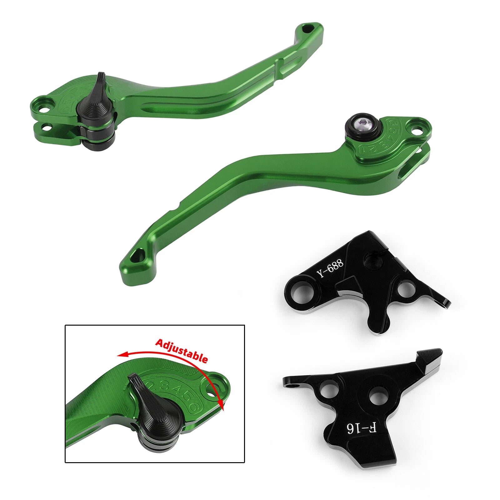 CNC Short Clutch Brake Lever for Yamaha FZ6 FZ6R XSR 700 900 (2004–2023)