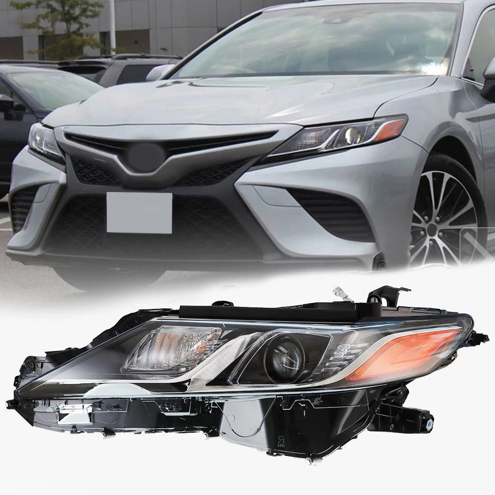 Headlight Lamp LH/Driver Side for Toyota Camry (2018–2019) Clear Lens