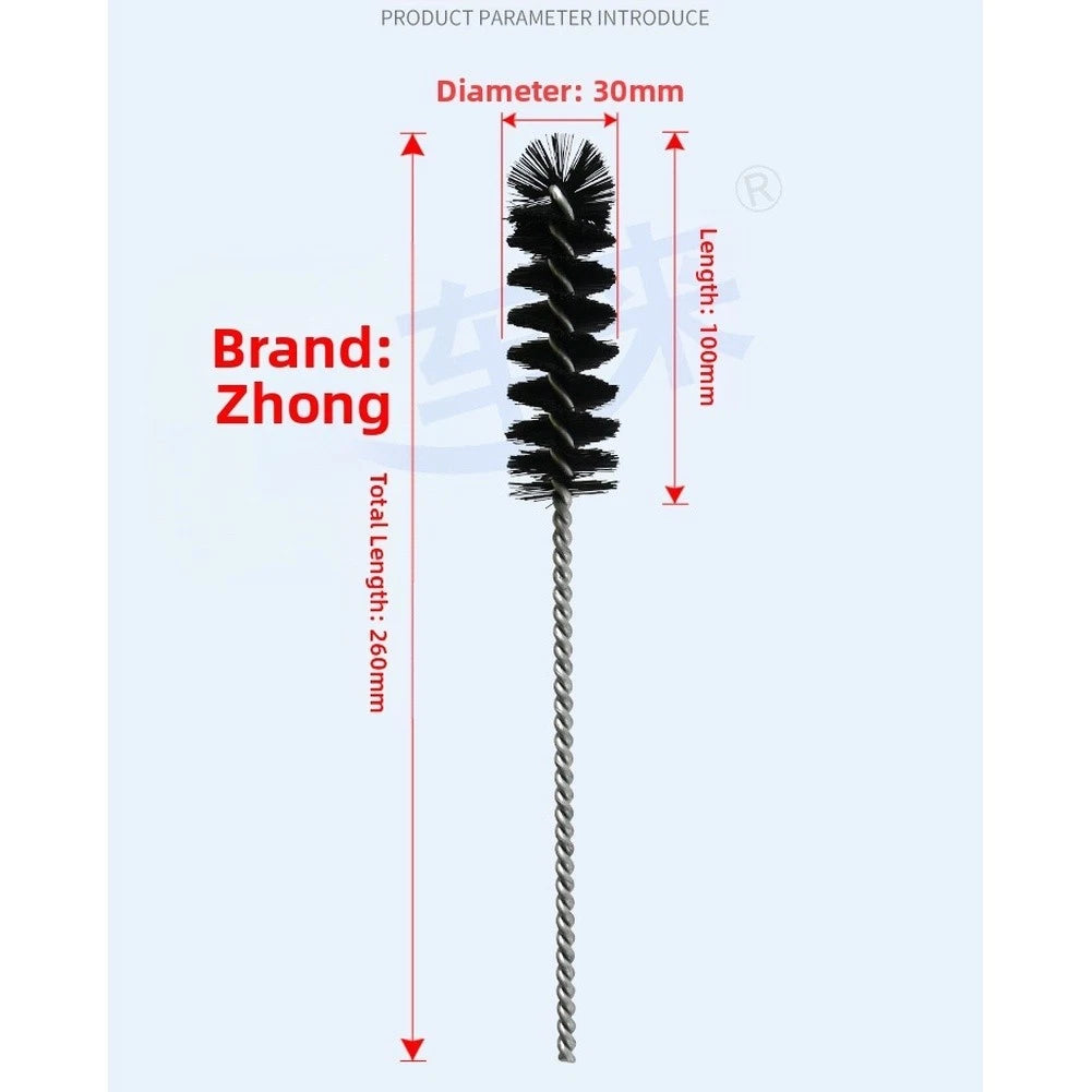 Nylon Cylinder Brush for Engine Intake Valves Carbon Removal
