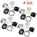 Set of 4 Carburetor Gasket Repair Kit for Walbro K12-WG WB WG K15-WJ K12-WJ