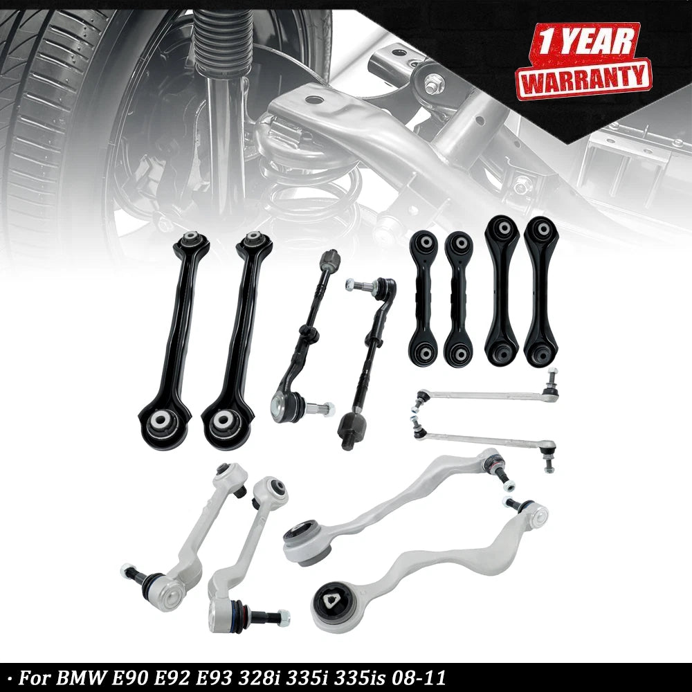 Front Rear Control Arms Suspension Kit for BMW E90 E92 E93 (2008–2011)