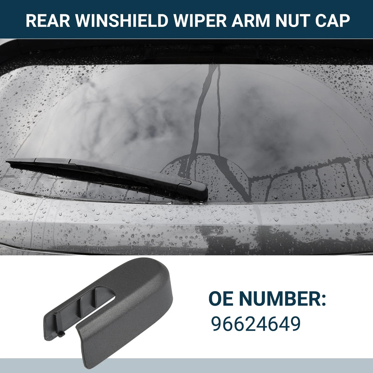 Windshield Wiper Arm Nut Cover Rear for Chevrolet Captiva (2007–2017)
