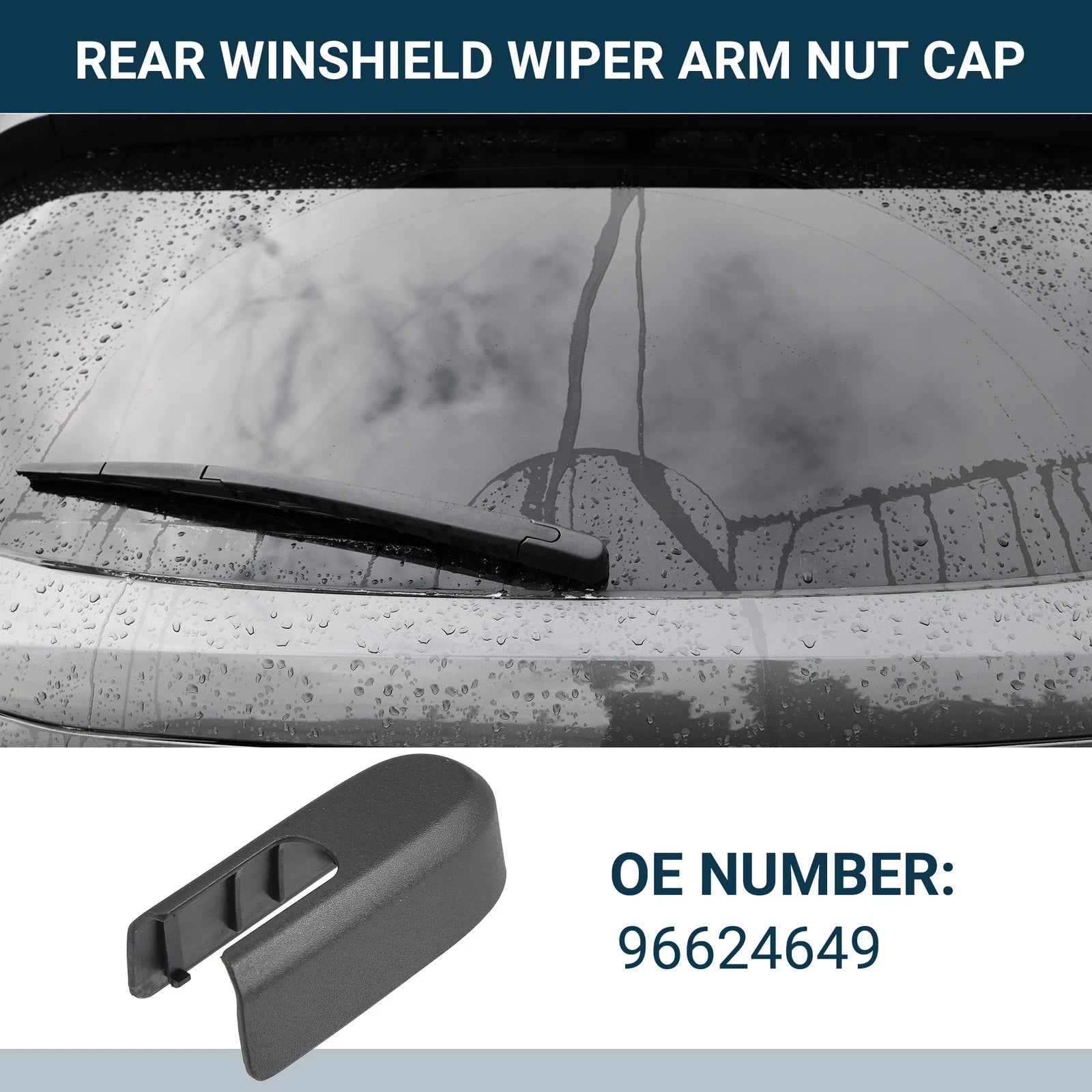 Windshield Wiper Arm Nut Cover Rear for Chevrolet Captiva (2007–2017)