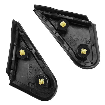 1Pair Side Rearview Triangle Molding Cover For Mitsubishi Lancer Evolution 08-15