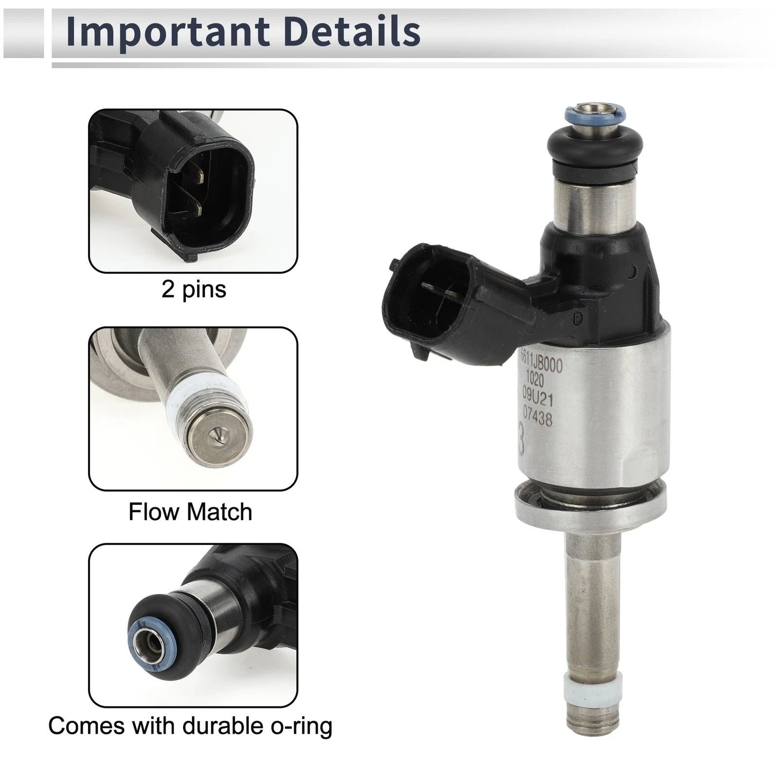 Fuel Injector for Subaru BRZ 2.0 2013–2020 Replacement 1 Piece