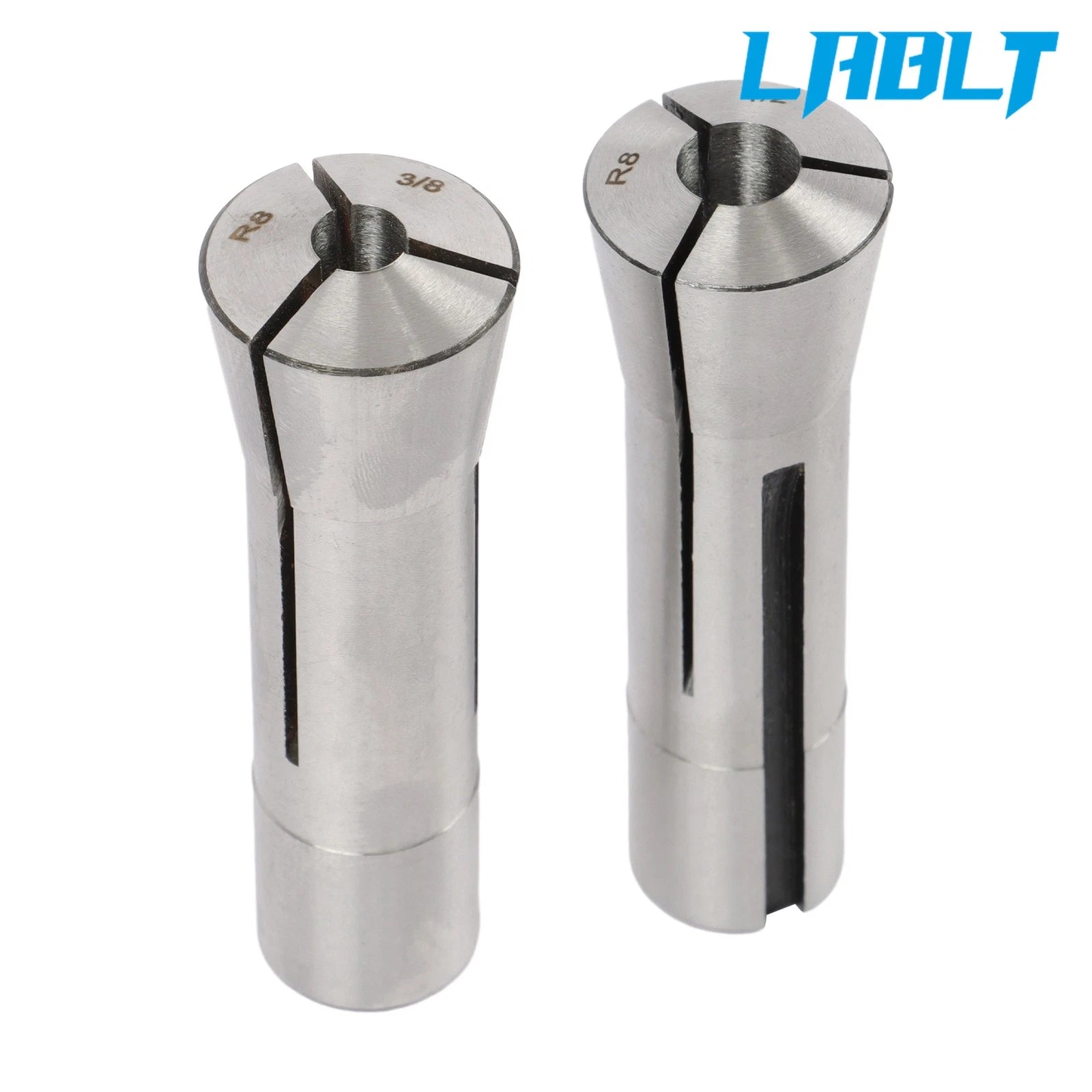 8Pcs R8 Collet Set for (1/8" to 1")