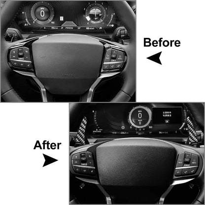 Carbon Fiber Shift Paddle Extensions for Ford Explorer (2020–2023)
