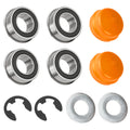 Front Wheel Bearing Bushing Kit Replacement for John Deere D170 E180 (2005–2021)