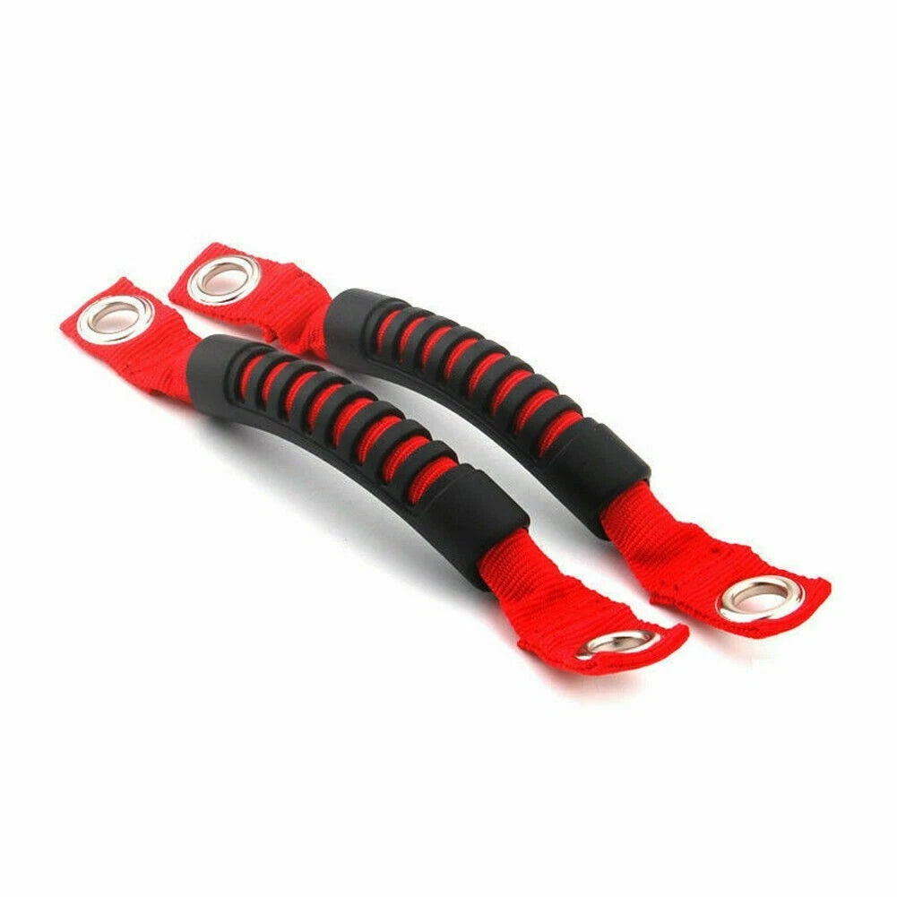 Rubber Grab Grip Interior Handles for Jeep Wrangler (2007–2023)