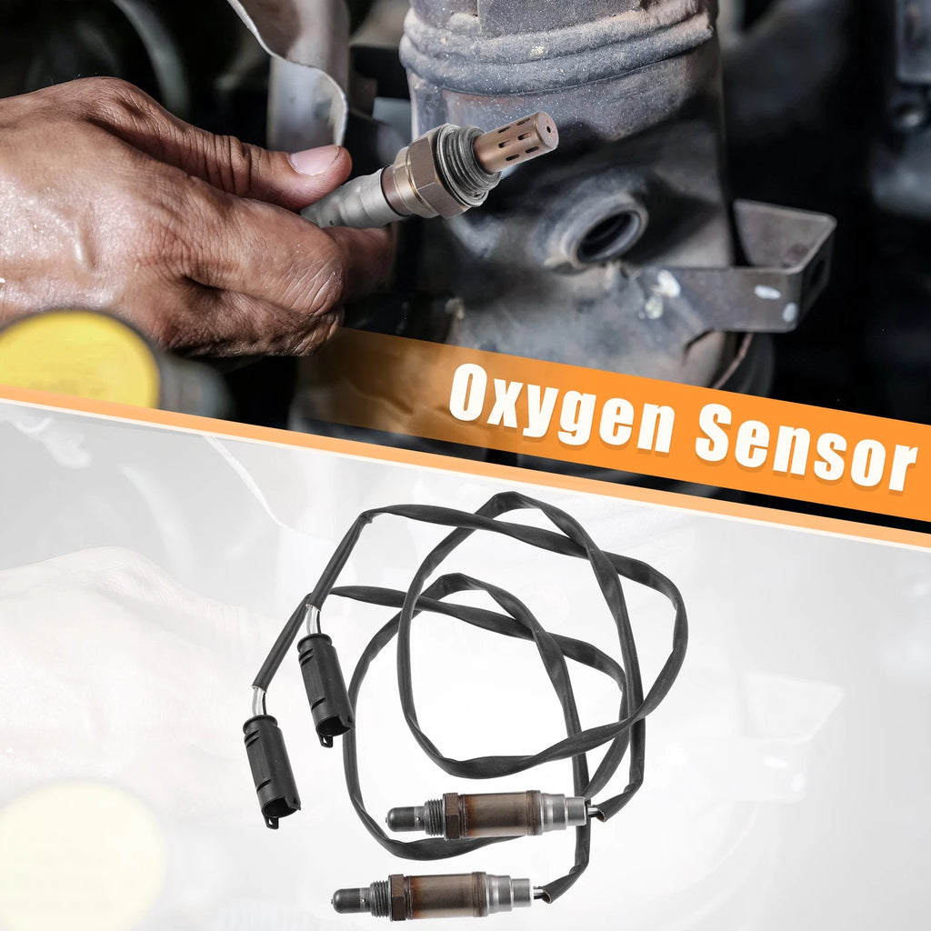 2x O2 Oxygen Sensor Air Fuel Ratio Replacement for BMW E38 E39 E46 (1997–2006)