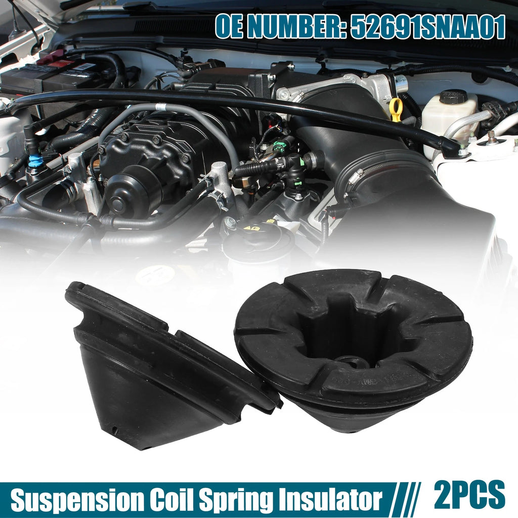 Rear Upper Coil Spring Insulator Replacement 2 Pack for Honda Civic (2006–2015)