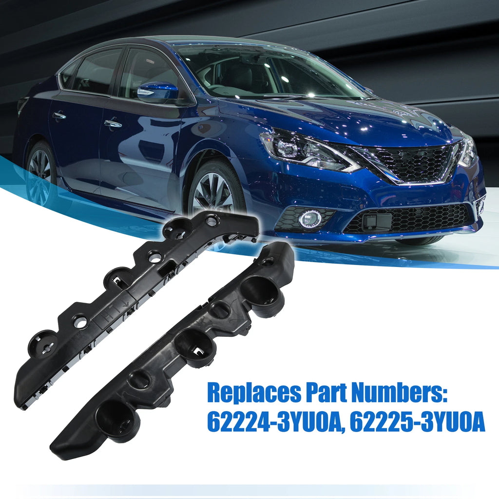 1 Pair Front Bumper Mounting Support Bracket 62224-3YU0A for Nissan Sentra (2013–2019)
