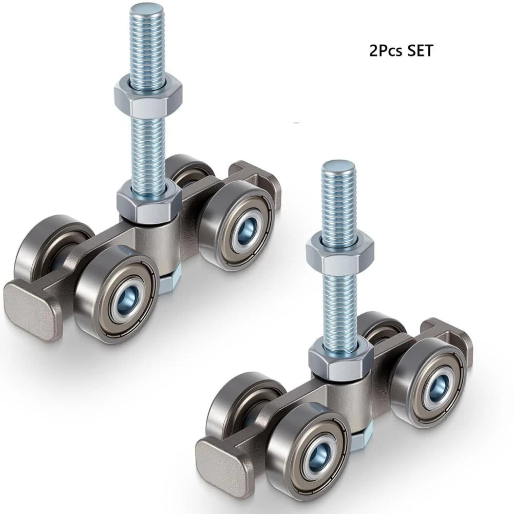 4 Wheel Trolley Assembly Rollers for Silent (No Part Numbers)