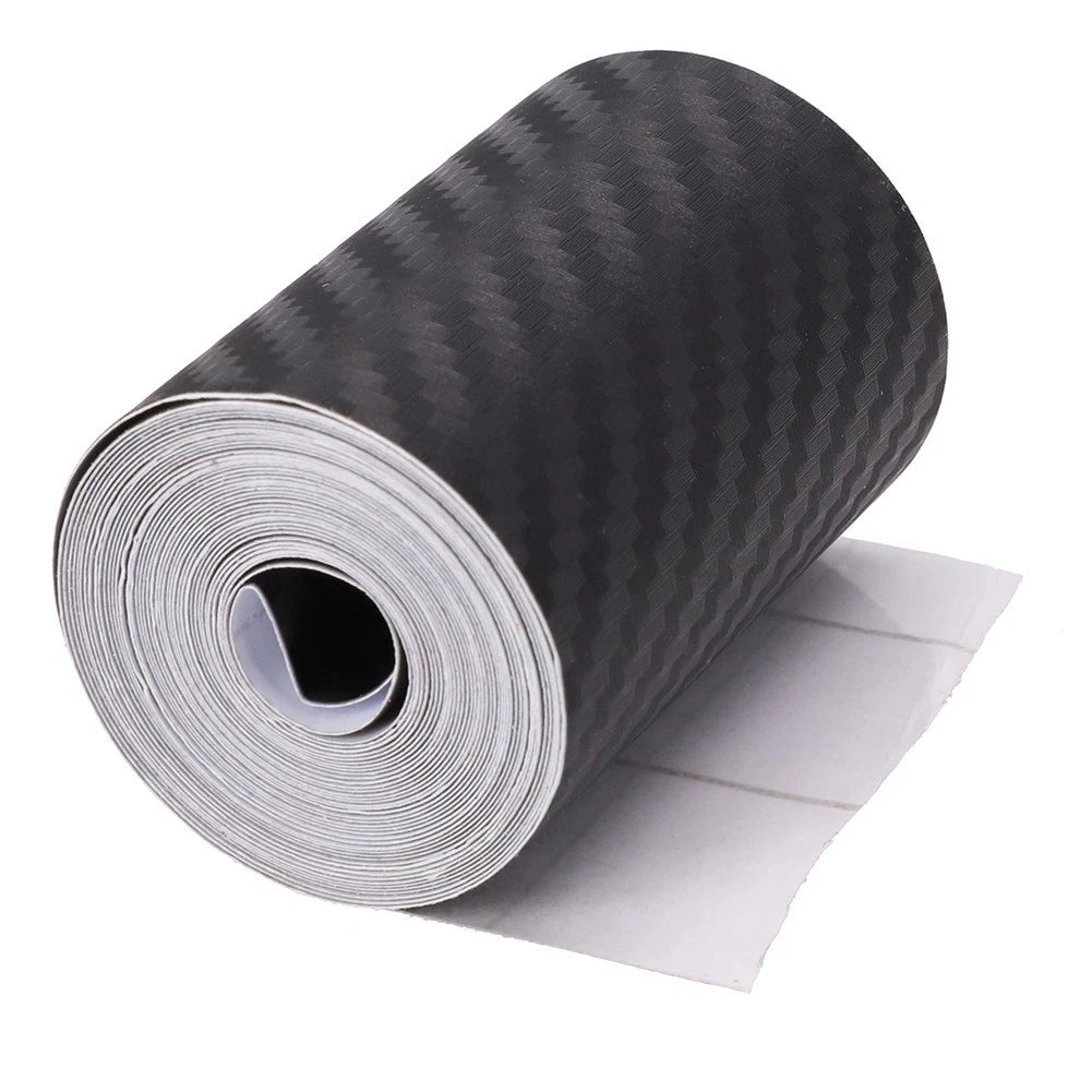 Car Vinyl Sticker Paste Bumper Sill Carbon Trim Decals for DIY