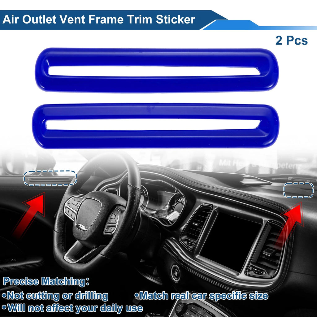 Air Condition Outlet Vent Trim Cover Frame for Dodge Challenger (2015–2023)