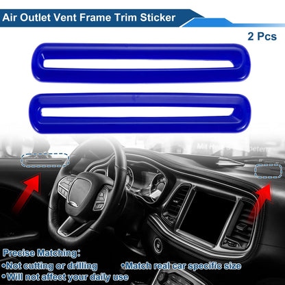Air Condition Outlet Vent Trim Cover Frame for Dodge Challenger (2015–2023)