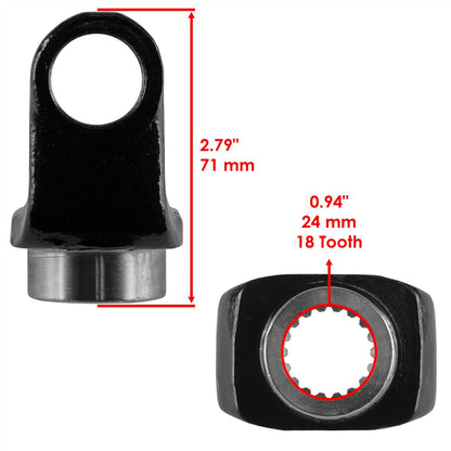 Front Drive Shaft Yoke with U-Joint for Can-Am Commander 1000 (2013–2014)