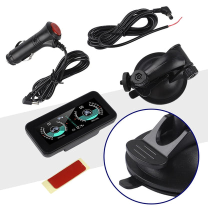 Digital Inclinometer Gauge for Off-Road Vehicles (City/Off-Road)
