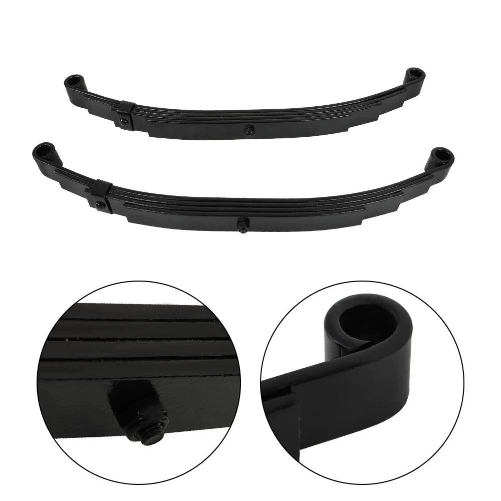 2X Trailer Leaf Spring 4 Leaf Double Eye 2500lbs for 5000lbs Axle
