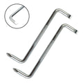 2X Slotted Cross Screwdriver Set - Flat Mirror Polishing