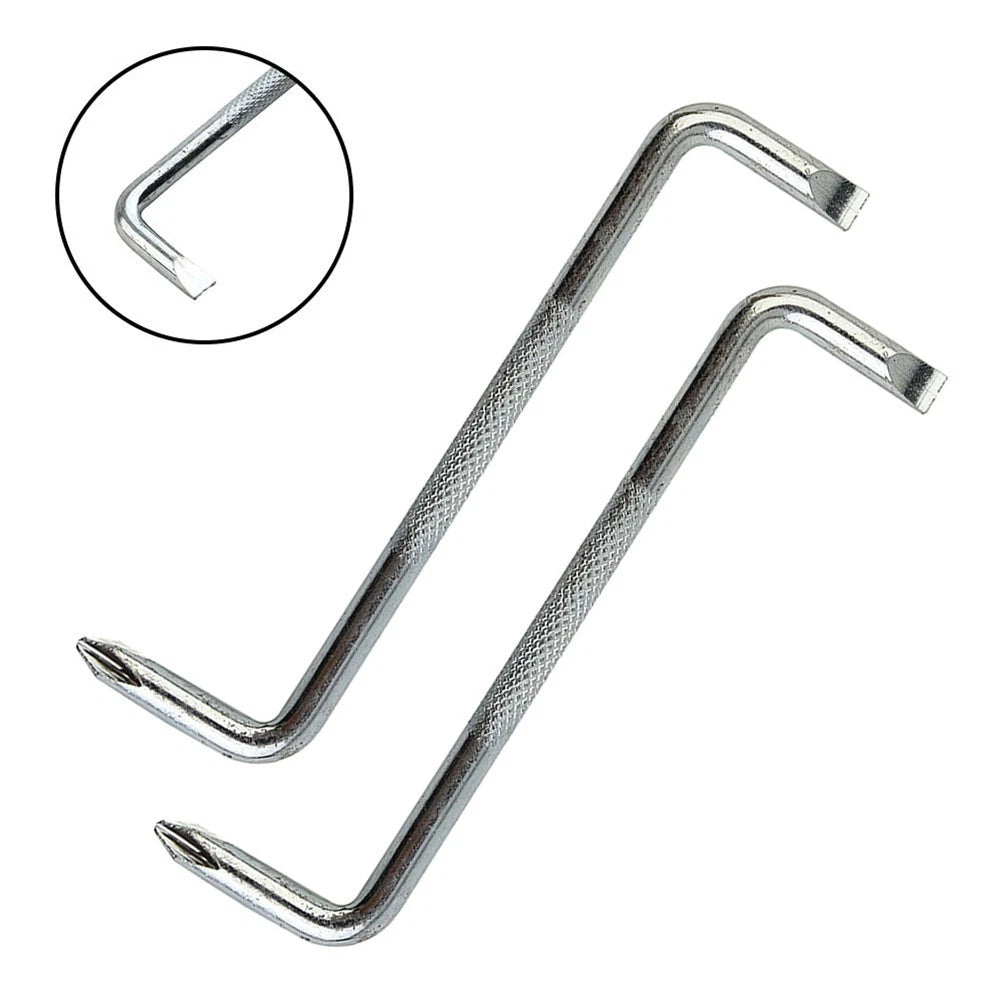 2X Slotted Cross Screwdriver Set - Flat Mirror Polishing