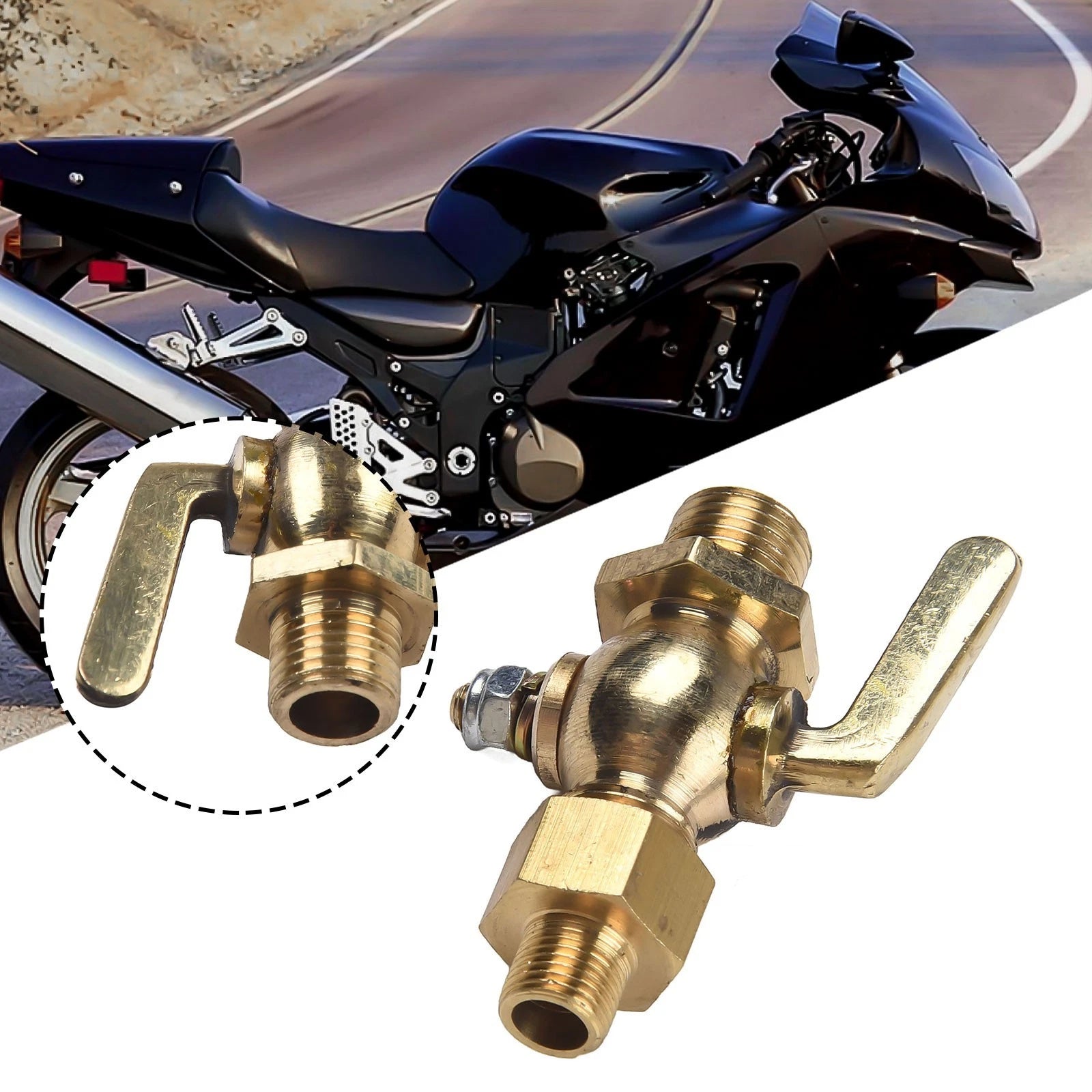 Valve Brass Petcock for Standard Pattern (6.5cm Height)