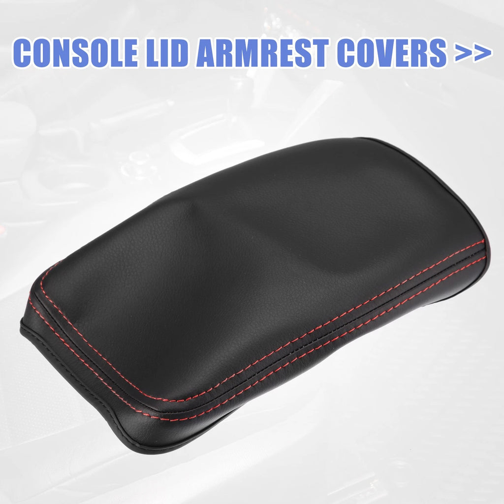 Center Console Armrest Cover Pad Replacement for Audi A4 B9 (2017–2020) Red