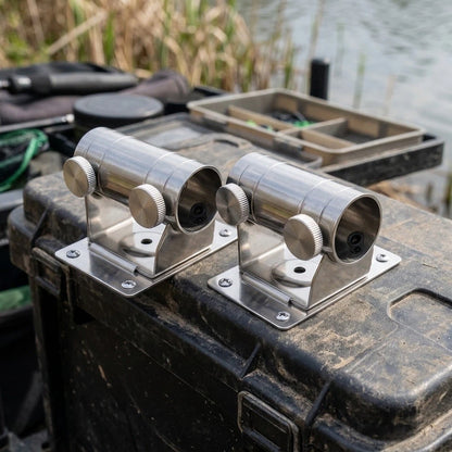 Umbrella Stand Insert Bracket for Fishing Box (Rounded & Right Angle Fit)