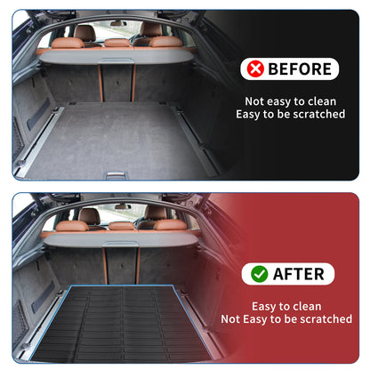 Cargo Liner Rear Trunk Mat for Mercedes Benz GLE (2020–2024) TPE Black