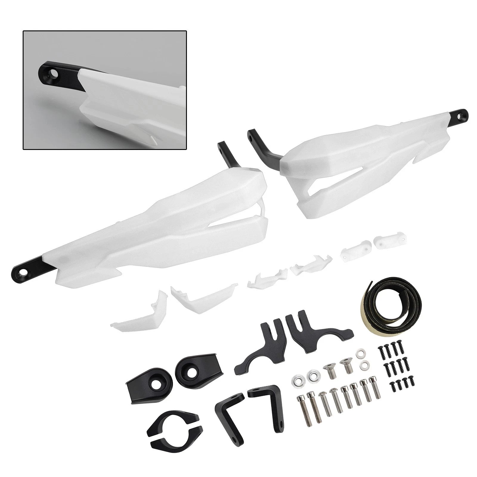 Handguard Protector for Scrambler 400 X (2024–2025) White