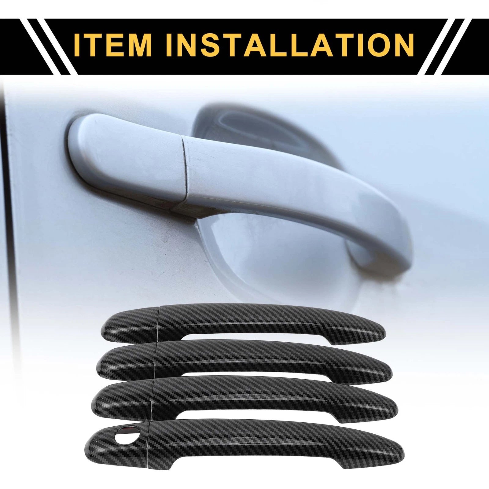 4PCS Exterior Door Handle Covers Replacement for Toyota 4Runner (2003–2010)