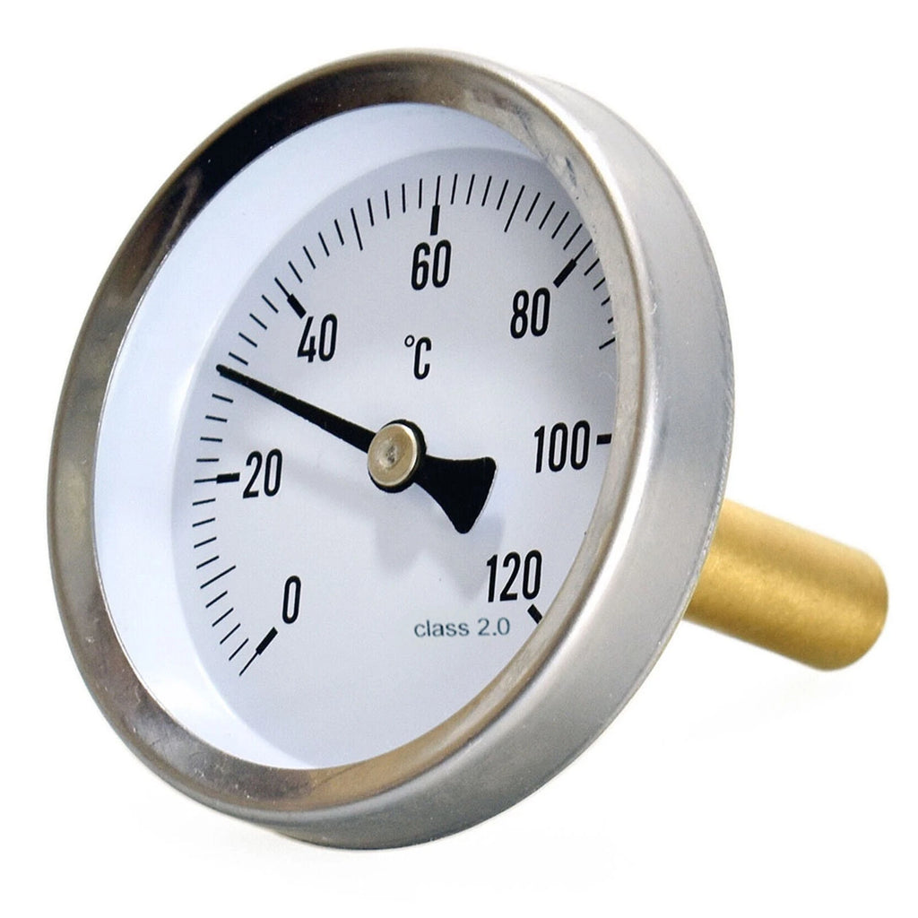 Thermometer for Boiler Heating (120°C, 63mm)