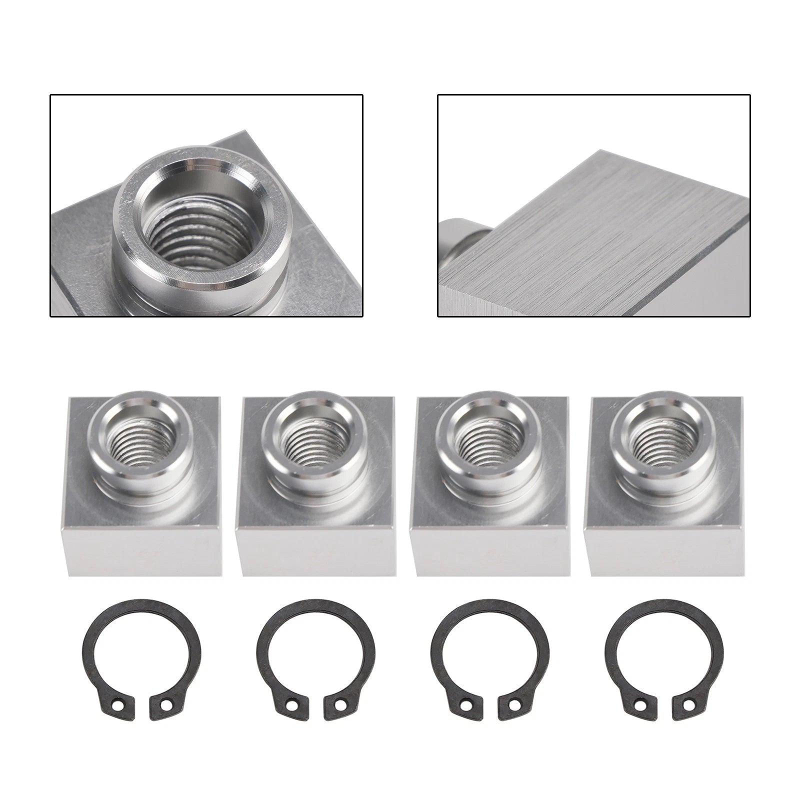 4X Insert Nut & Snap Ring Kit 04414 03400 for Triton XT & LT