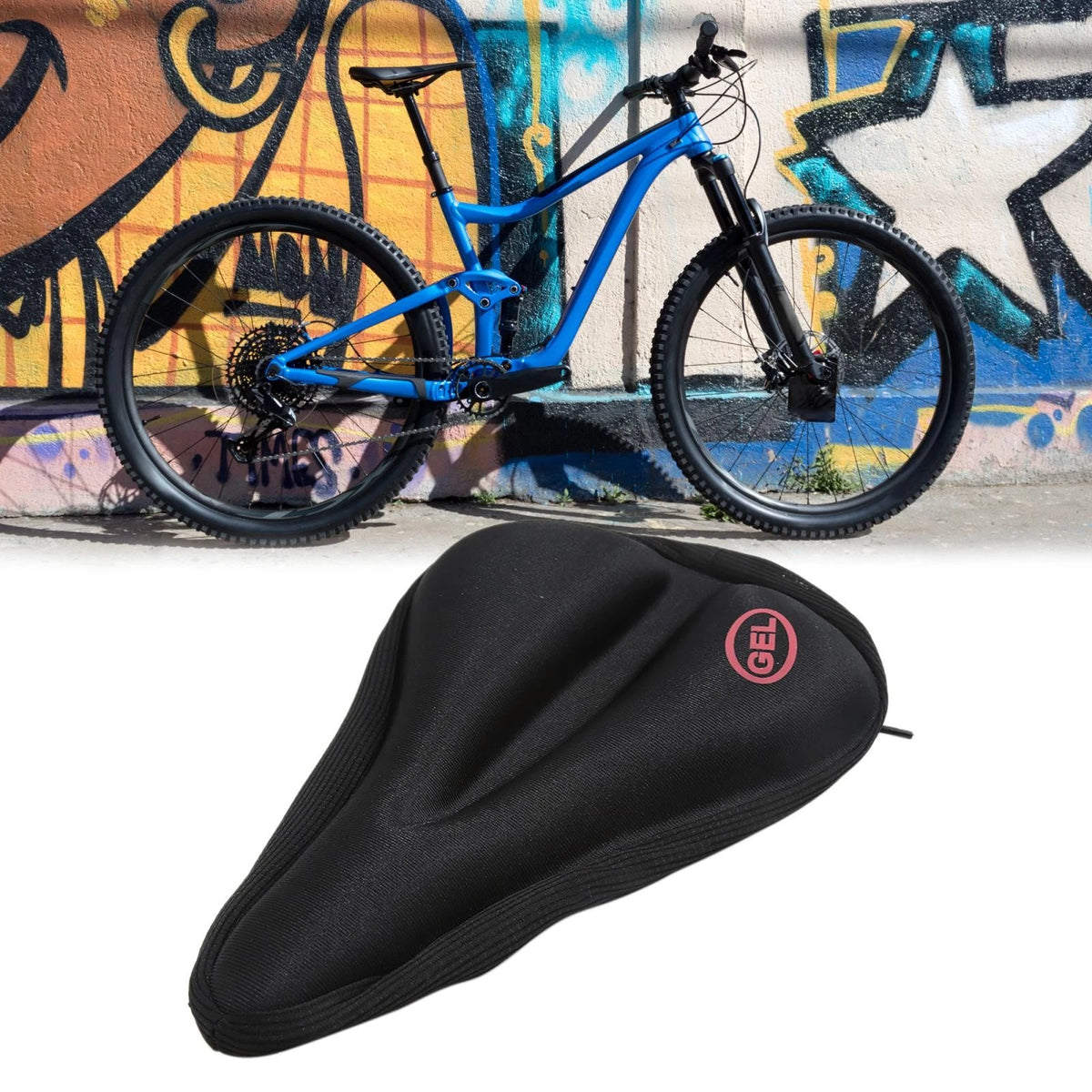 Anti Slip Soft Gel Seat Saddle Cushion Cover for Bike Bicycle