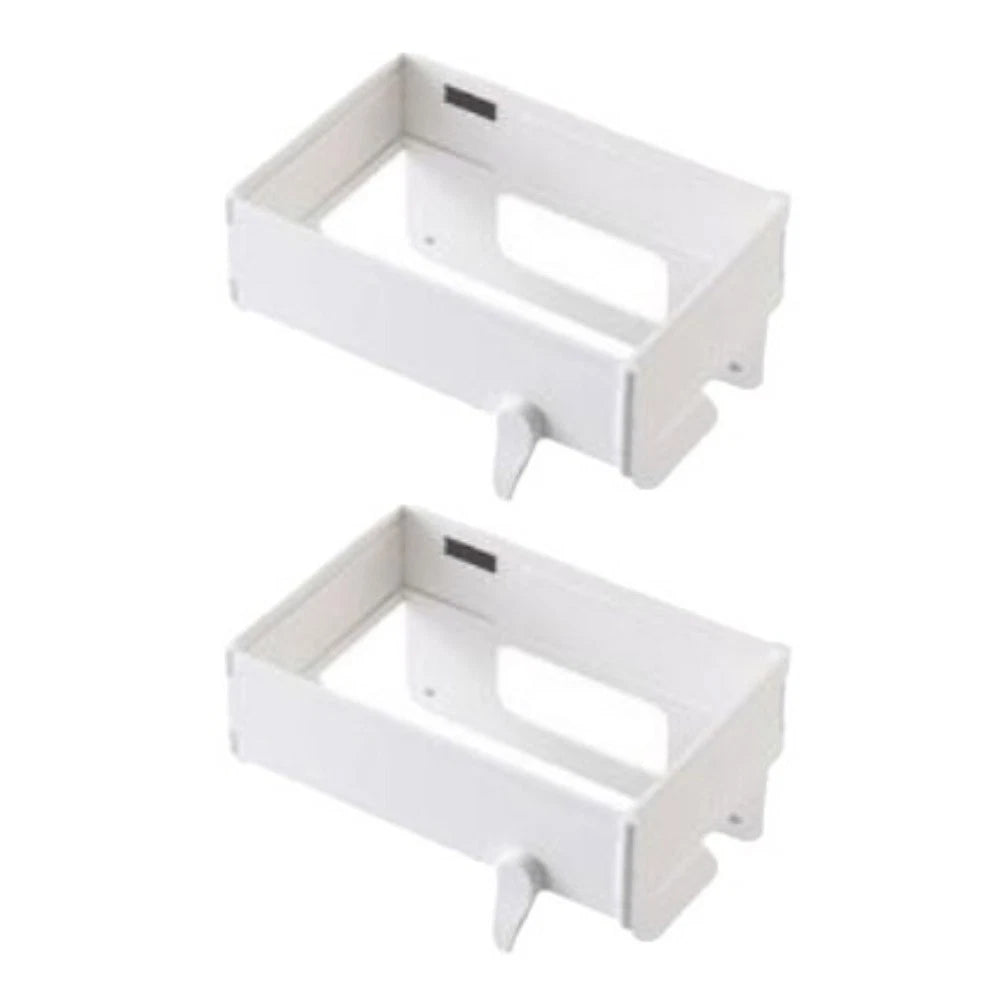 2X Foldable Plastic Trash Bag Holder for Kitchen and Outdoor Use