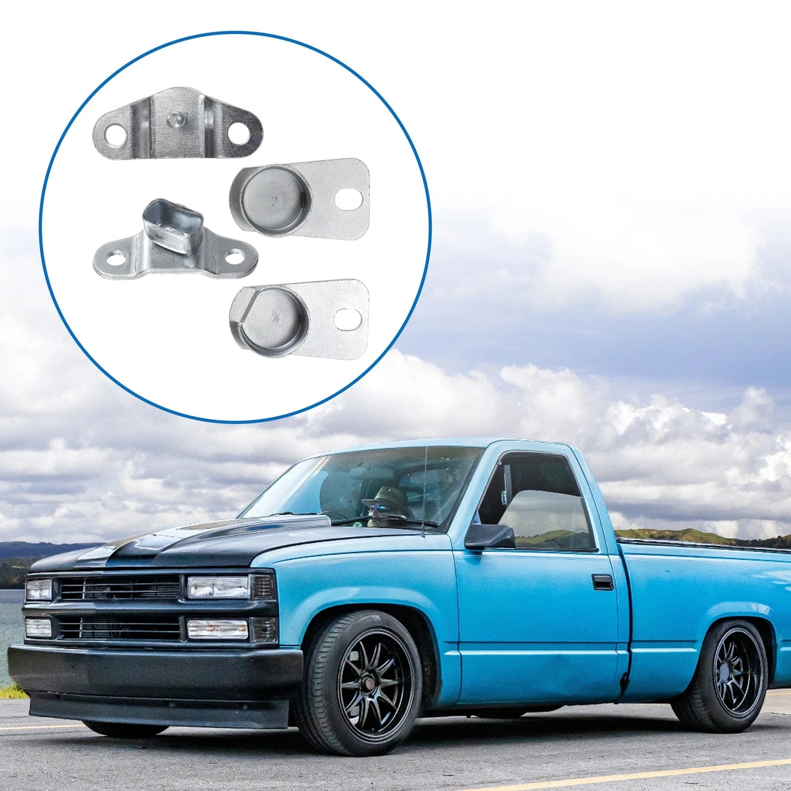Tailgate Hinge Kit Replacement for GMC C1500 Pickup (1988–1999)