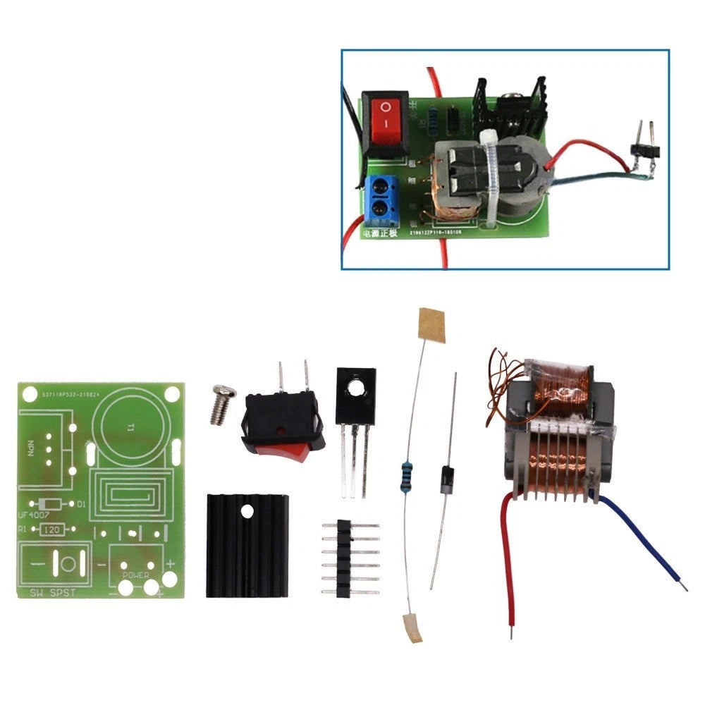 Plasma Igniter Production Kit for High School Science Experiments (15KV)