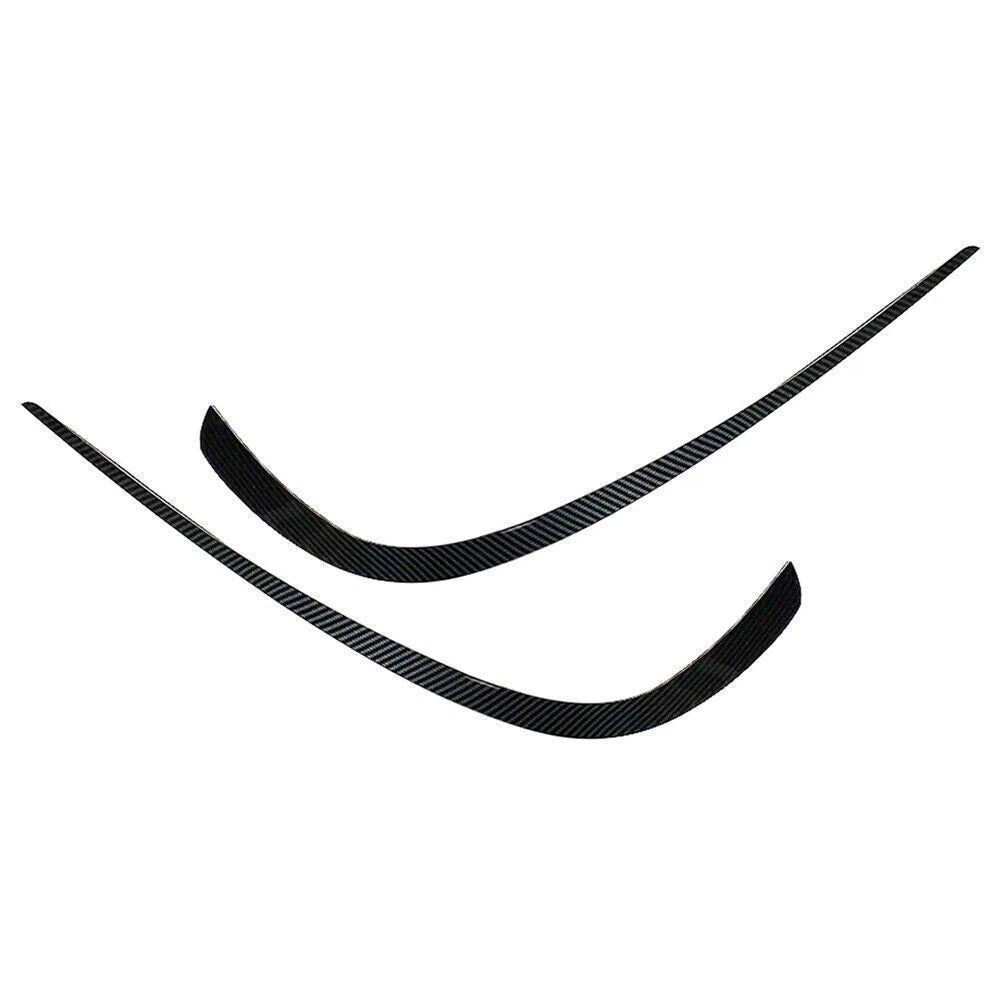 Front Bumper Lip Spoiler for Mercedes-Benz E-Class Coupe C207 (2013–2016) Black