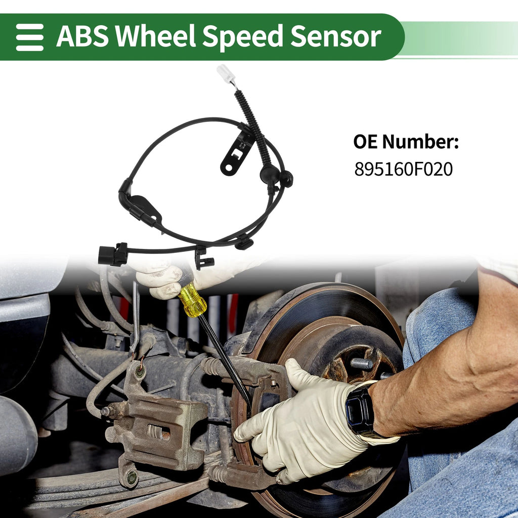 ABS Wheel Speed Sensor Rear Left Replacement for Toyota Corolla (2009–2013)