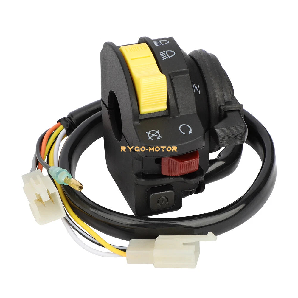 Left Handlebar Start Stop Switch for Suzuki LT230E QuadRunner (1987–1993)