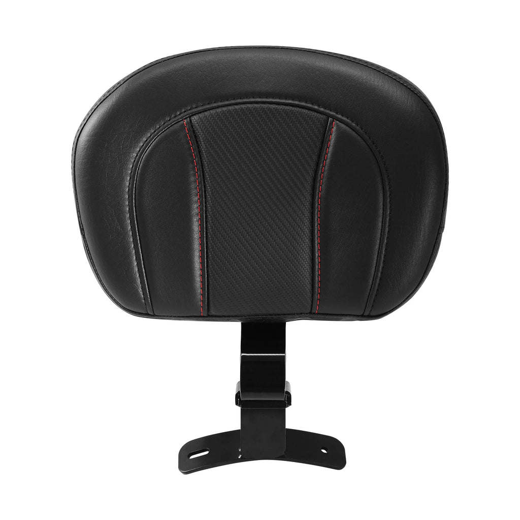 Black Front Rider Driver Backrest for Harley Touring Street Glide (2009–2023)